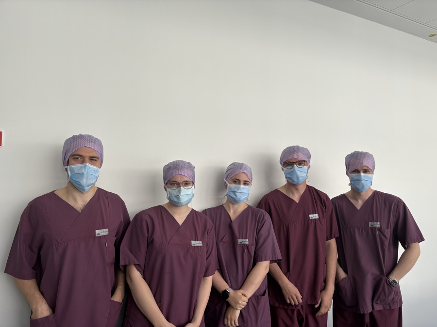 Clinical session and hospital visit